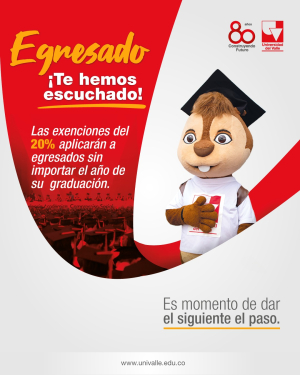 Consejo Superior aprueba descuento para todos los egresados de Univalle